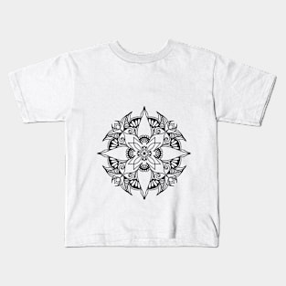 Mandala - Concentration - Yoga - Zen Kids T-Shirt